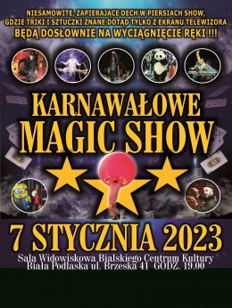 Plakat Karnawałowe Magic Show 118234