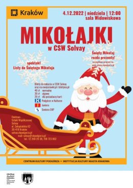 Mikołajki w CSW Solvay - List do Świętego Mikołaja