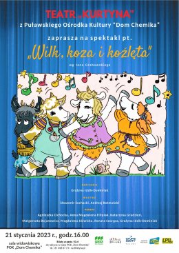"Wilk, koza i koźlęta" Spektakl Teatru KURTYNA