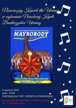 Koncert Noworoczny w wykonaniu Narodowej Kapeli Bandurzystów Ukrainy