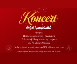 Koncert Kolęd i Pastorałek PSM w Olkuszu