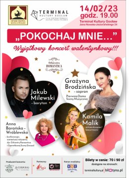 Operetkowa Scena Gwiazd: Pokochaj mnie! - koncert walentynkowy: Brodzińska, Milewski, Malik