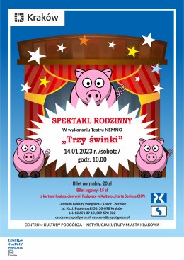 Spektakl rodzinny - Trzy świnki
