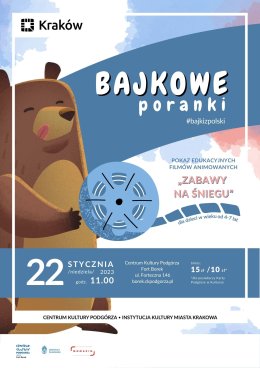 Bajkowe Poranki w Forcie Borek "Zabawy na śniegu"