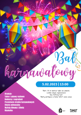 Bal karnawałowy dla dzieci