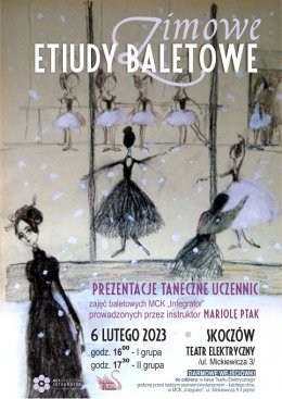 Plakat ZIMOWE ETIUDY BALETOWE 132412