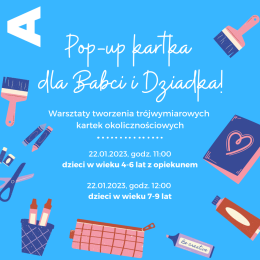 Pop-up kartka dla Babci i Dziadka! (7-9 lat)