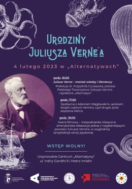 Seans filmowy – niespodzianka: klasyczna amerykańska adaptacja jednej z najgłośniejszych powieści Juliusza Verne’a, w angielskiej wersji językowej