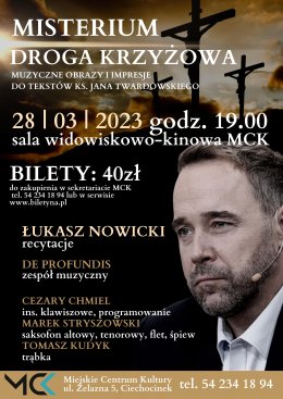 Plakat Misterium. Droga krzyżowa - Łukasz Nowicki & zespół De Profundis 132196