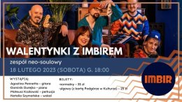 Walentynki z IMBIREM - koncert zespołu IMBIR