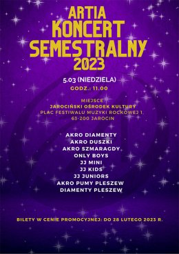 ARTIA Akademia Artystyczna - koncert semestralny 2023