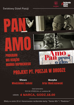 POEZJA W DRODZE - PAN AMO