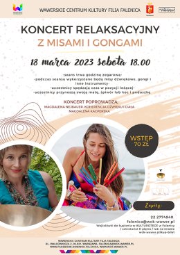 Warsztaty relaksacyjne z misami i gongami w WCK Filii Falenica