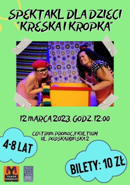 Spektakl dla dzieci „KRESKA i KROPKA”