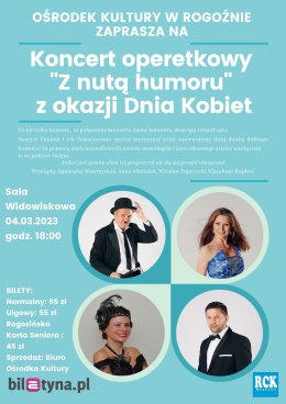 Koncert operetkowy "Z nutką humoru" z okazji Dnia Kobiet
