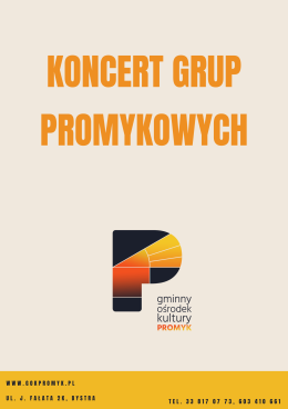 Występ grup promykowych