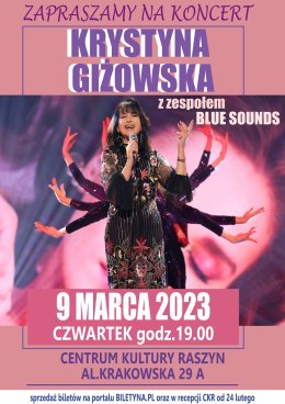 Koncert Krystyny Giżowskiej & Blue Sounds