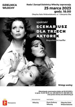 Spektakl Scenariusz dla trzech aktorek