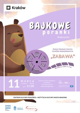 Bajkowe Poranki "Zabawa"