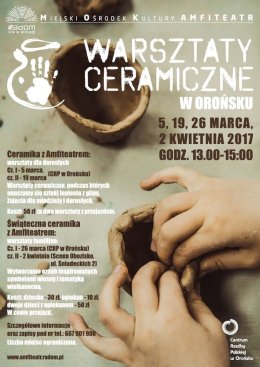 Świąteczna ceramika z Amfiteatrem - warsztaty familijne