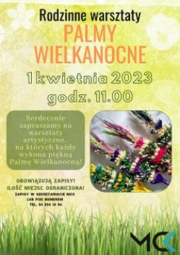 Warsztaty - PALMY WIELKANOCNE
