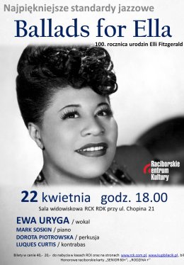 „Ballads for Ella'' -  Ewa Uryga, Dorota Piotrowska, Mark Soskin, Luques Curtis