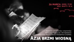„Azja brzmi wiosną” koncert studentów UMFC