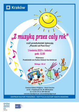 Z muzyką przez cały rok - przedszkolaki śpiewają "Piosnki od Pani Ewy"