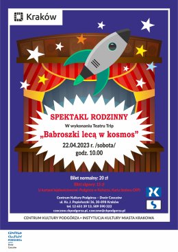 Spektakl rodzinny - Babroszki lecą w kosmos