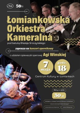 Koncert operetkowy Łomiankowskiej Orkiestry Kameralnej