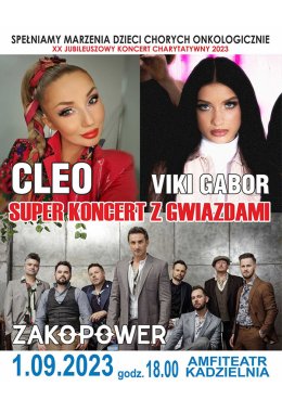Super Koncert z Gwiazdami - Cleo, Viki Gabor, Zakopower