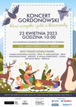 Koncert gordonowski ,,Rzuć wszystko i jedź w Bieszczady"