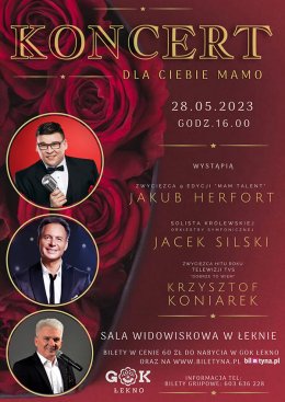 Koncert dla Ciebie Mamo: Herfort. Silski, Koniarek
