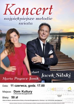 Najpiękniejsze Melodie Świata duet Marta Pagacz-Janik i Jacek Silski