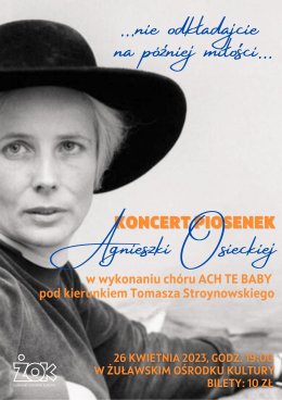 Koncert piosenek Agnieszki Osieckiej