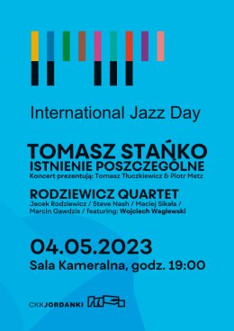 Międzynarodowy Dzień Jazzu. TOMASZ STAŃKO