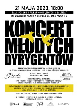 KONCERT MŁODYCH DYRYGENTÓW - Słupska Sinfonietta