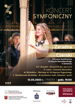 Koncert symfoniczny - Zarina Zaradna, Jakub Czerski