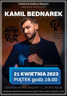 Koncert Kamila Bednarka w Raszynie