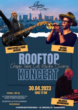 Taras Cafe Wielkie Otwarcie Christopher Li'nard Jackson/ Nathan Williams/Wojciech Grzankowski