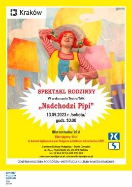 Spektakl rodzinny - "Nadchodzi Pipi"
