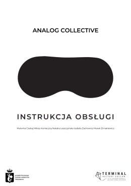 Analog Collective - Instrukcja obsługi