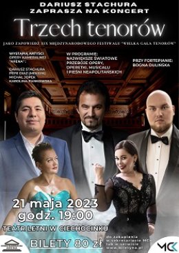 Koncert "TRZECH TENORÓW"